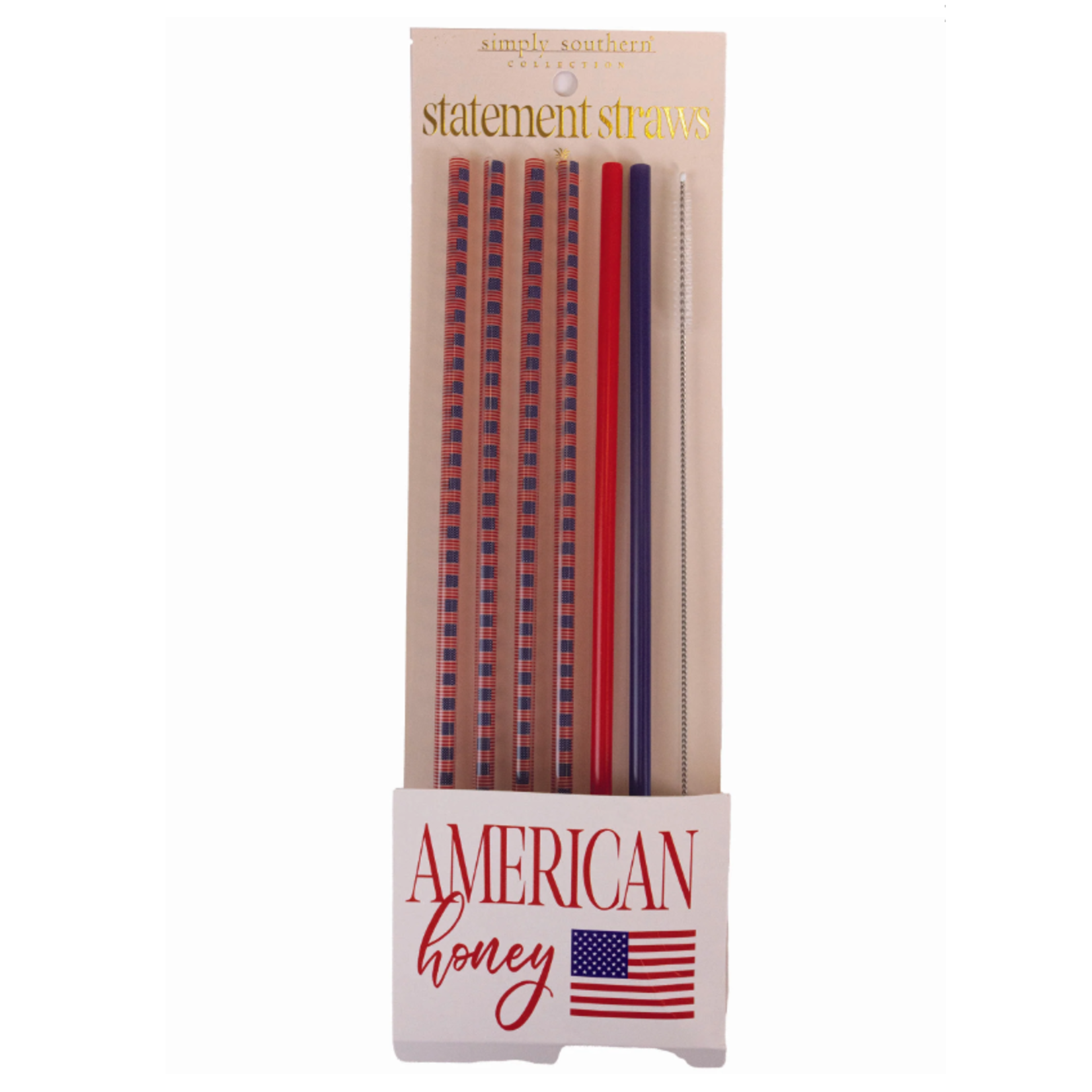 Simply Southern Simply Southern Straw Set American Honey