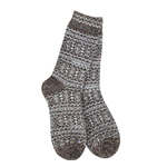 World's Softest World's Softest Socks Holiday Confetti Crew Blue Dark Cofetti