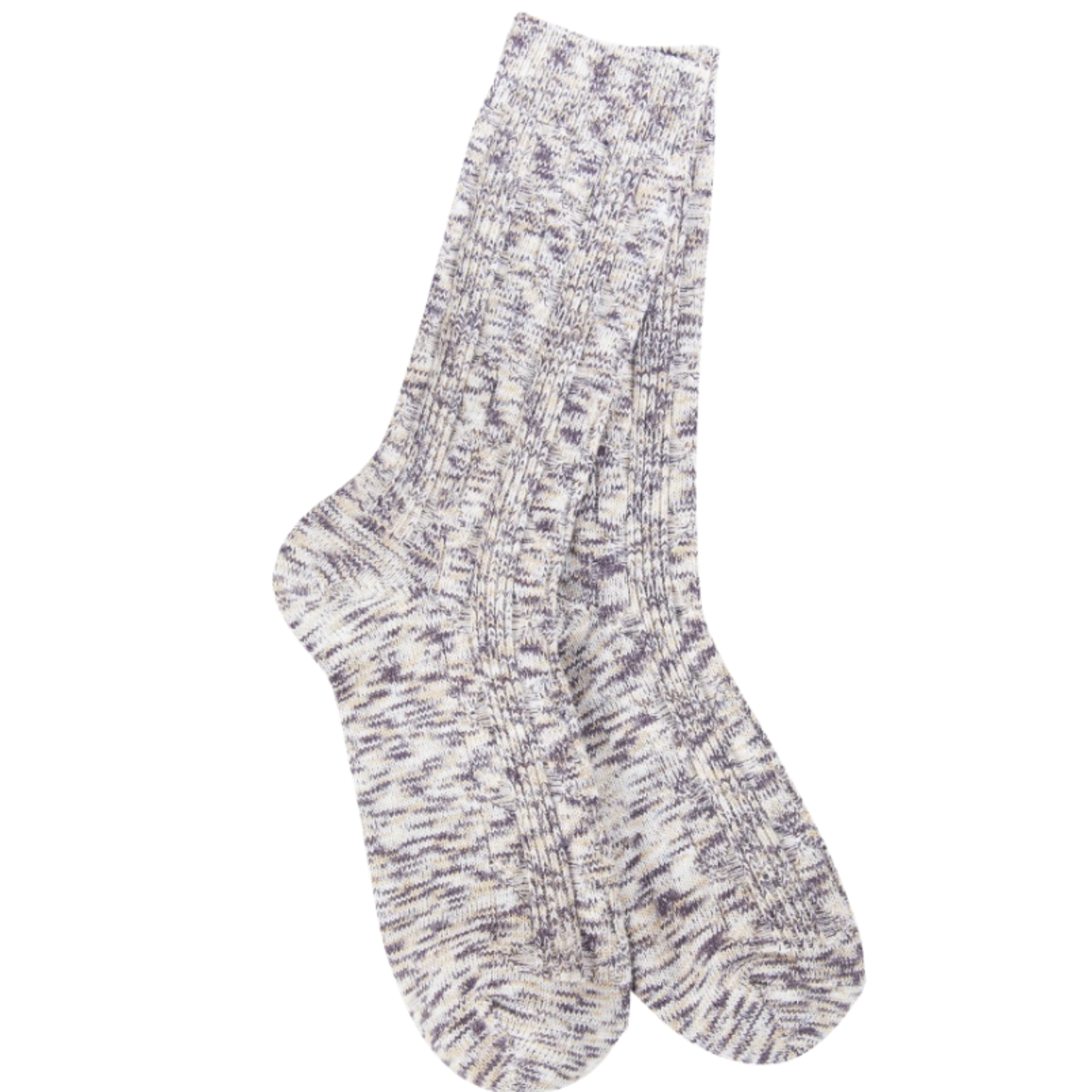 World's Softest World's Softest Socks Weekend Cable Crew Cookie Dough Multi