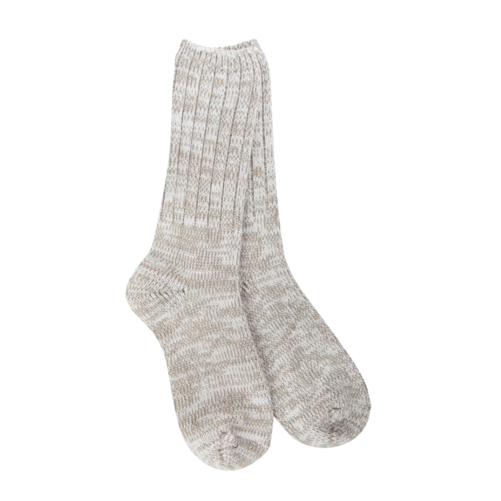 World's Softest World's Softest Socks Weekend Ragg Crew Mushroon