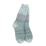 World's Softest World's Softest Socks Holiday Textured Crew Spruce Multi