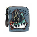 Chala Chala 839 Zip Around Wallet Piano Indigo