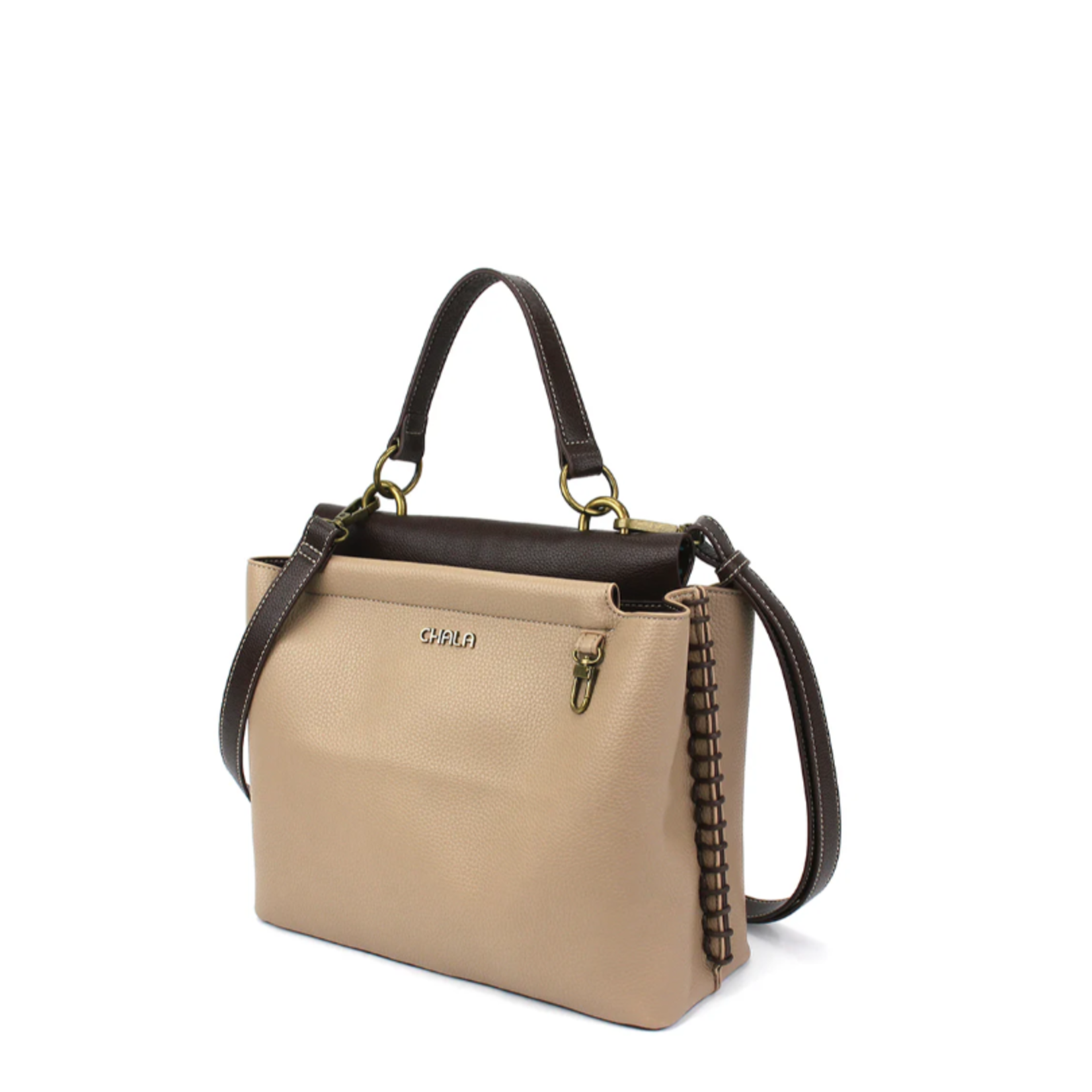 Chala Chala 848 Charming Satchel Taupe