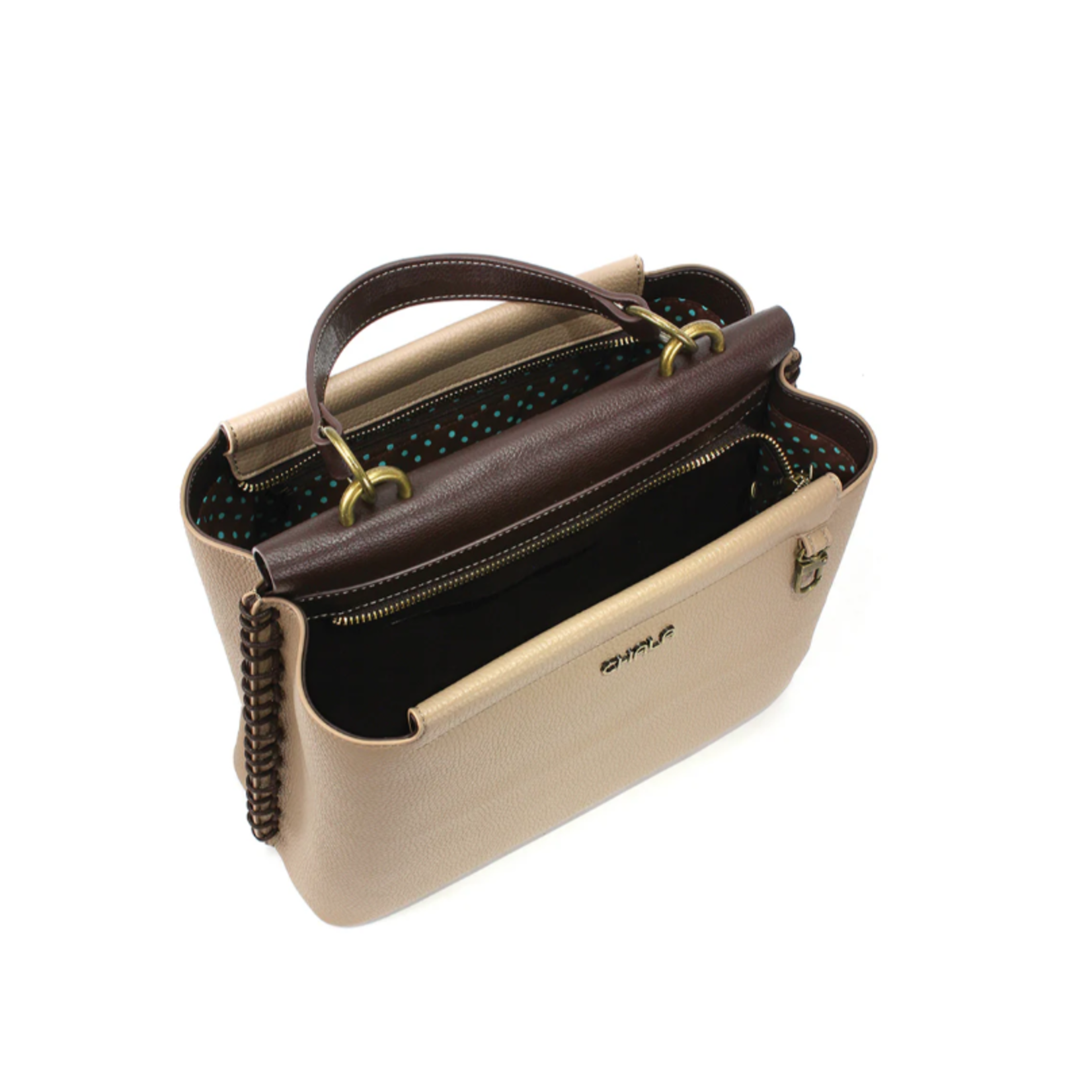 Chala Chala 848 Charming Satchel Taupe