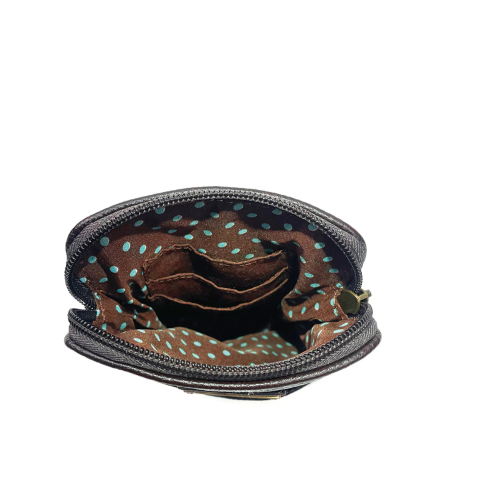 Chala Chala 827 Cellphone Crossbody Toucan Burgundy