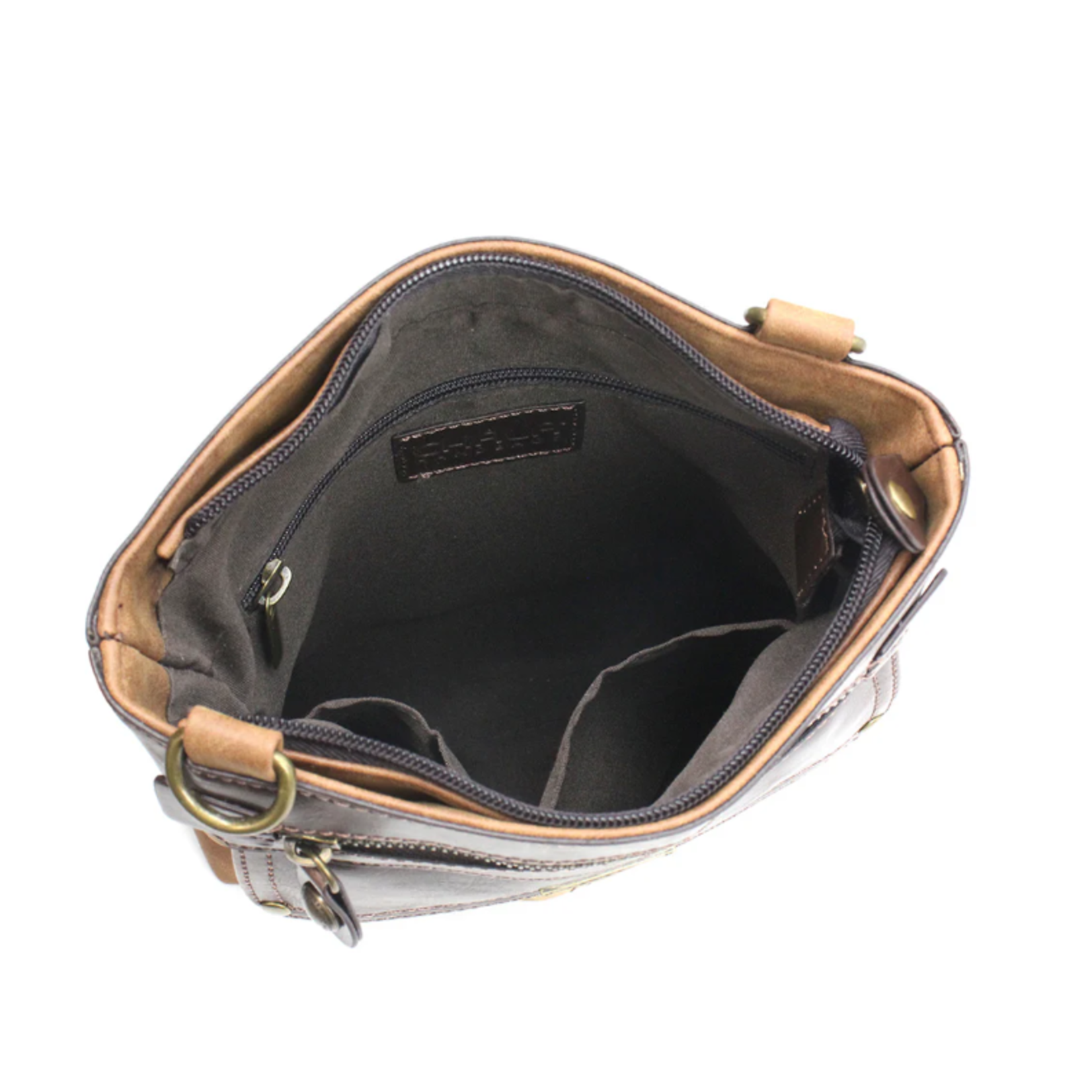Chala Chala 916 Gemini Crossbody Brown
