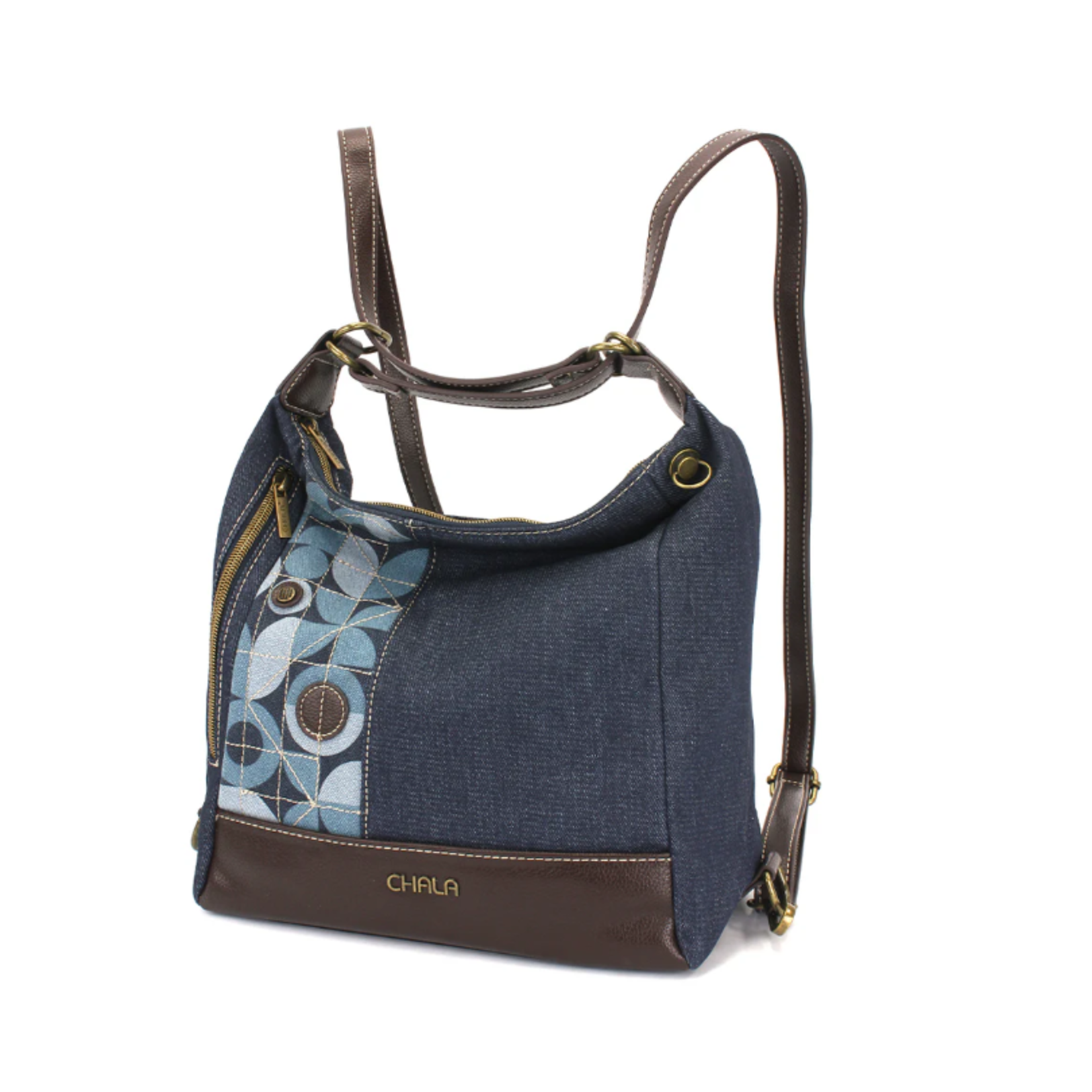 Chala Chala Retro Convertible Purse Denim 913