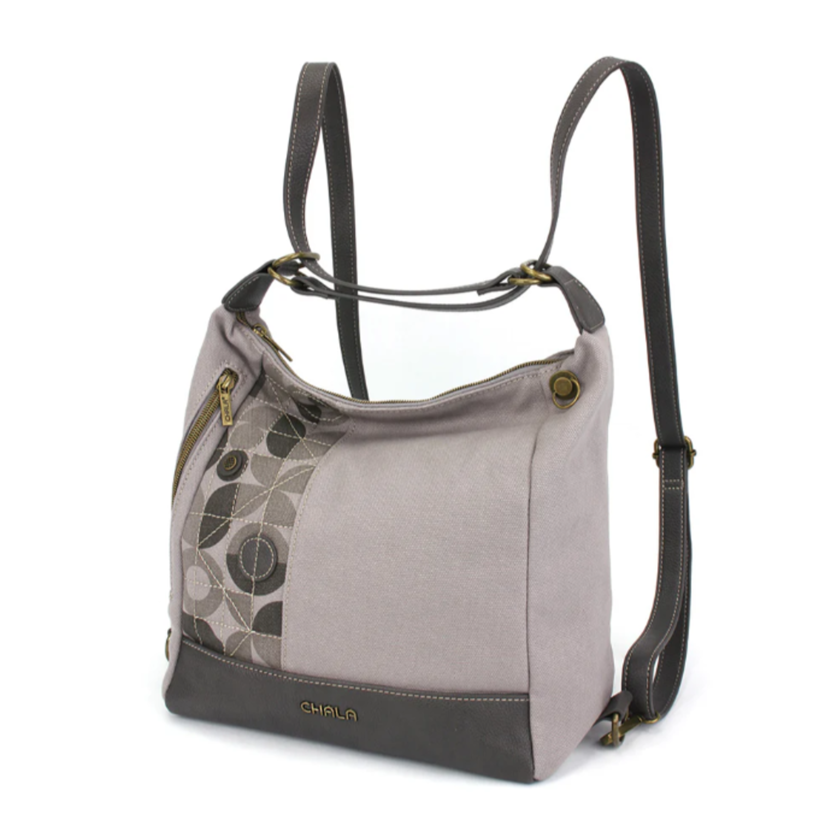 Chala Chala Retro Convertible Purse Gray 913