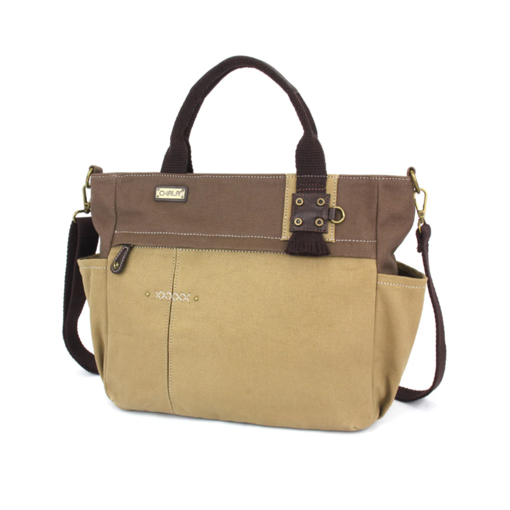 Chala Chala Multi Pocket Tote Olive 916