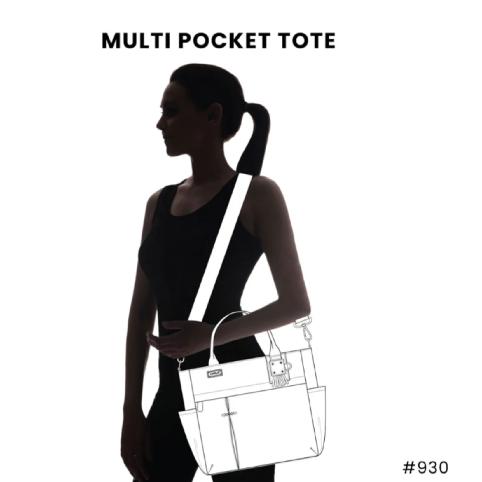 Chala Chala Multi Pocket Tote Olive 916