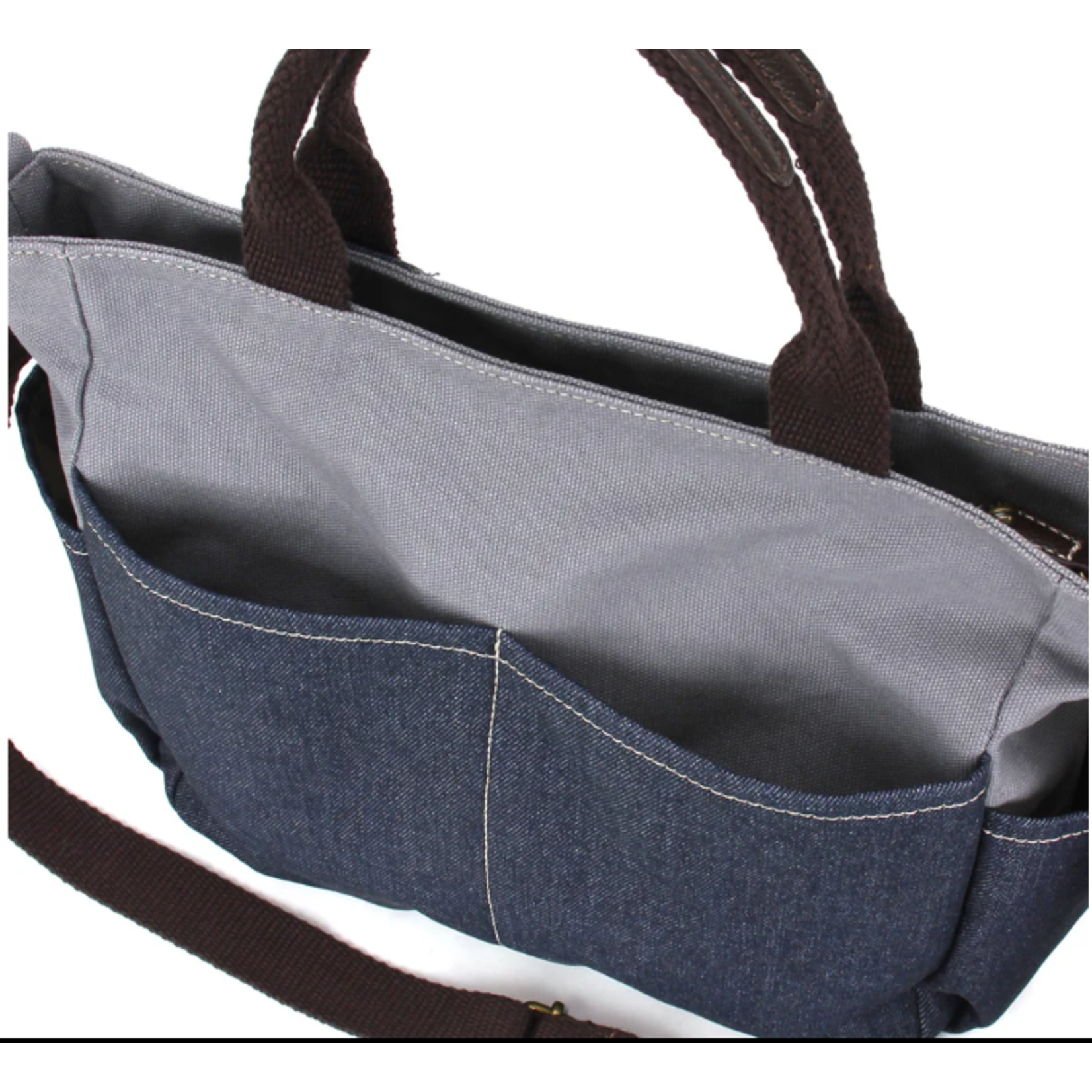 Chala Chala Multi Pocket Tote Denim 930