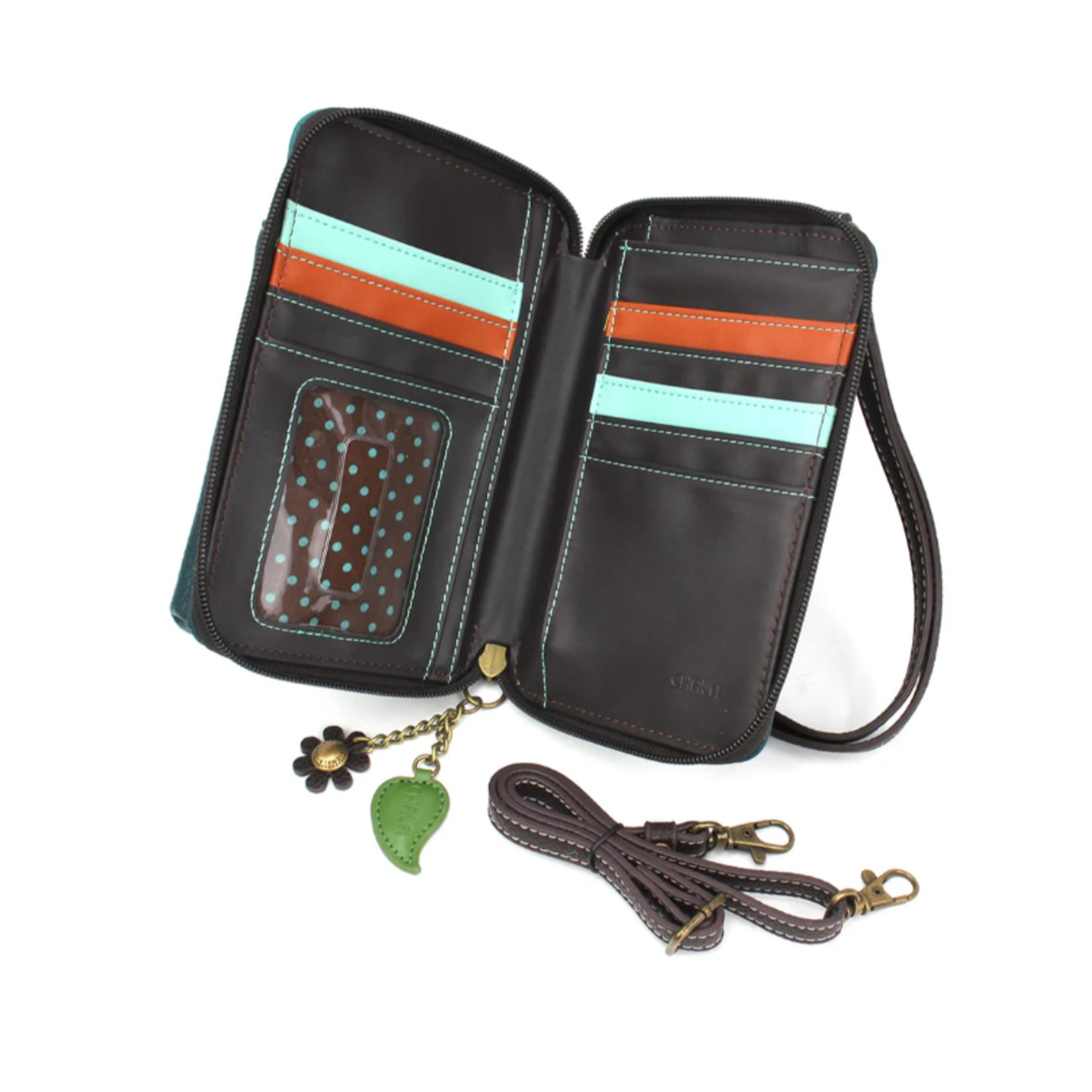 Chala Chala 850 Wallet Crossbody Hummingbird A Turquoise