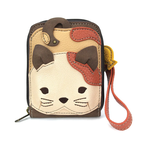 Chala Chala 639 Credit Card Holder/ Wallet Wristlet Cat