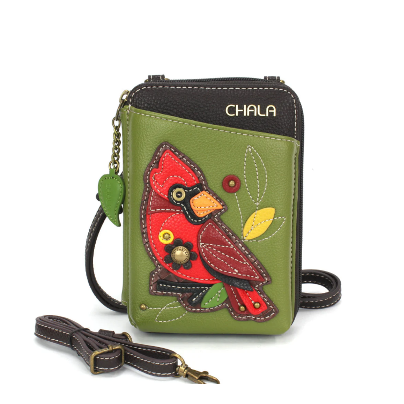 Chala Chala 850 Wallet Crossbody Cardinal Green