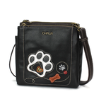 Chala Chala Merry Messenger Paw Print Black 854