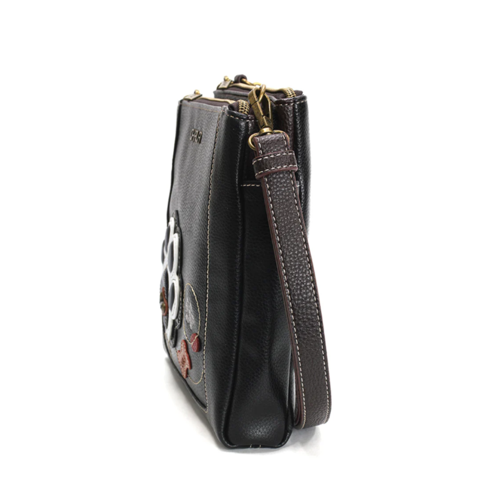 Chala Chala Merry Messenger Paw Print Black 854