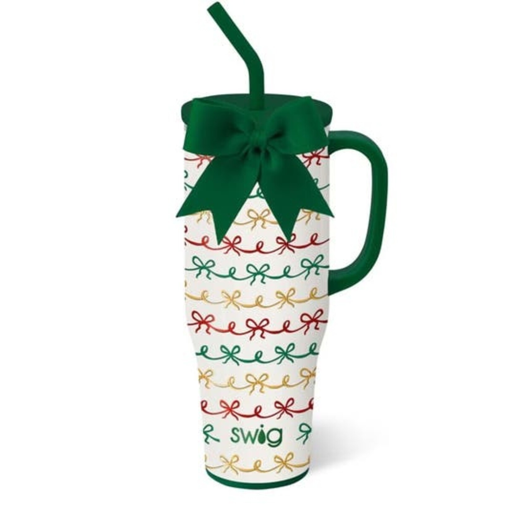 Swig Swig Christmas Bows Mega Mug 40oz