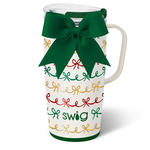 Swig Swig Christmas Bows Travel Mug 22oz