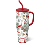 Swig Swig Winter Cardinals Mega Mug 40oz