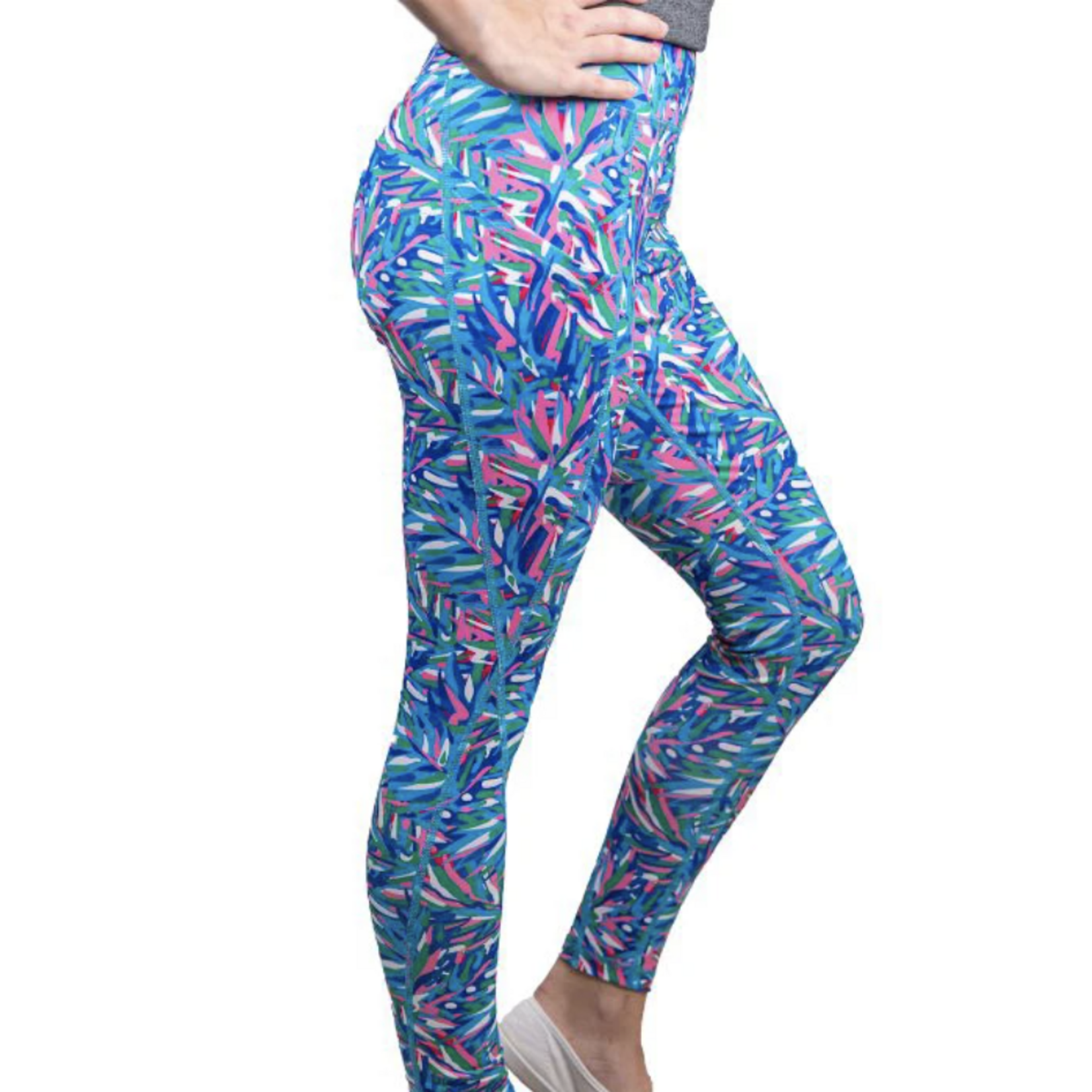 Simply Southern Simply Southern Sport Leggings Abstract Small