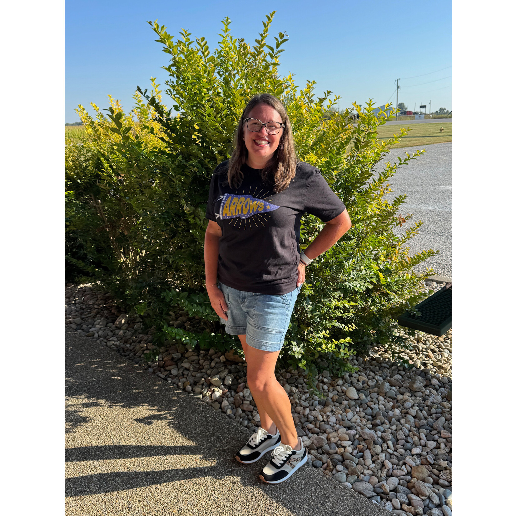 The Way Down South The Way Down South Arrows Pennant Black