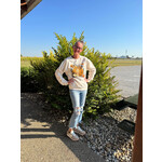 The Way Down South The Way Down South Pumpkin Boho Bow Floral Crewneck