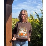 Southern Backroad Tees Southern Backroad Tees God is Good Crewneck Dark Chocolate