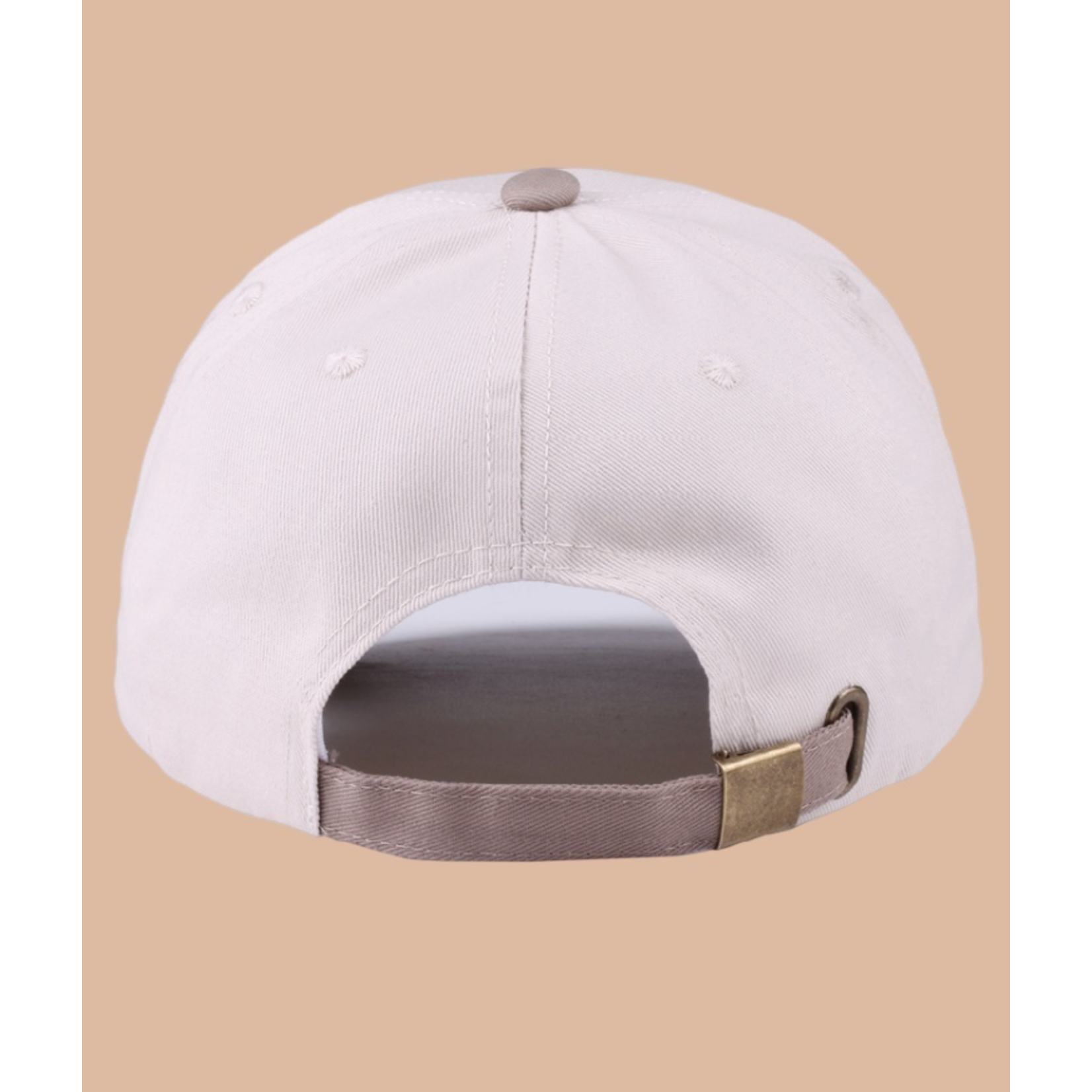 Zenana Zenana Just A Girl Who Loves Jesus Canvas Cap Ash Mocha
