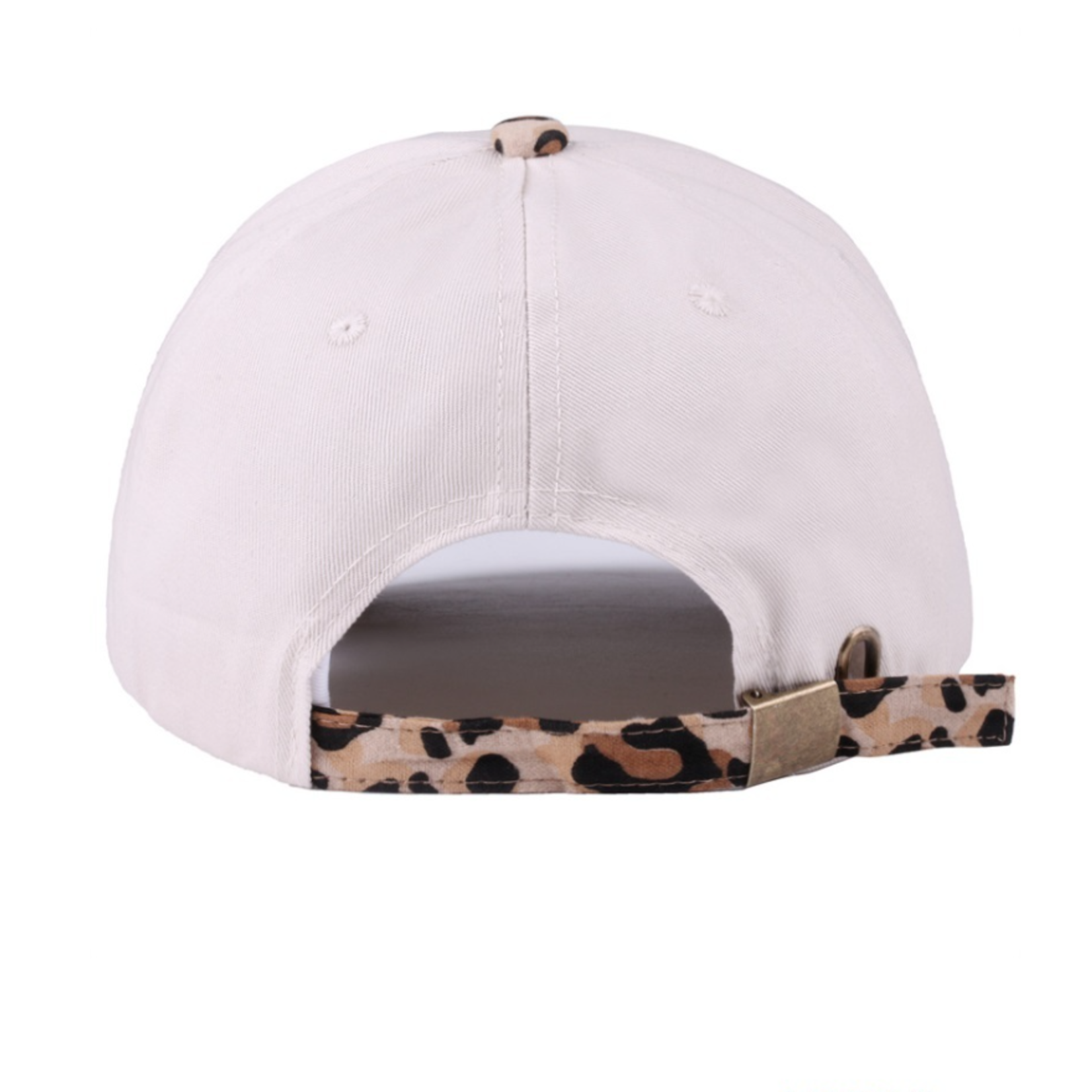 Zenana Zenana Just A Girl Who Loves Jesus Canvas Cap Leopard