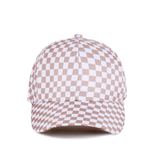 Zenana Zenana Checkered Pattern Baseball Cap Ash Mocha