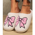 Zenana Zenana Novelty Soft Plush Cozy Slippers Bowknot