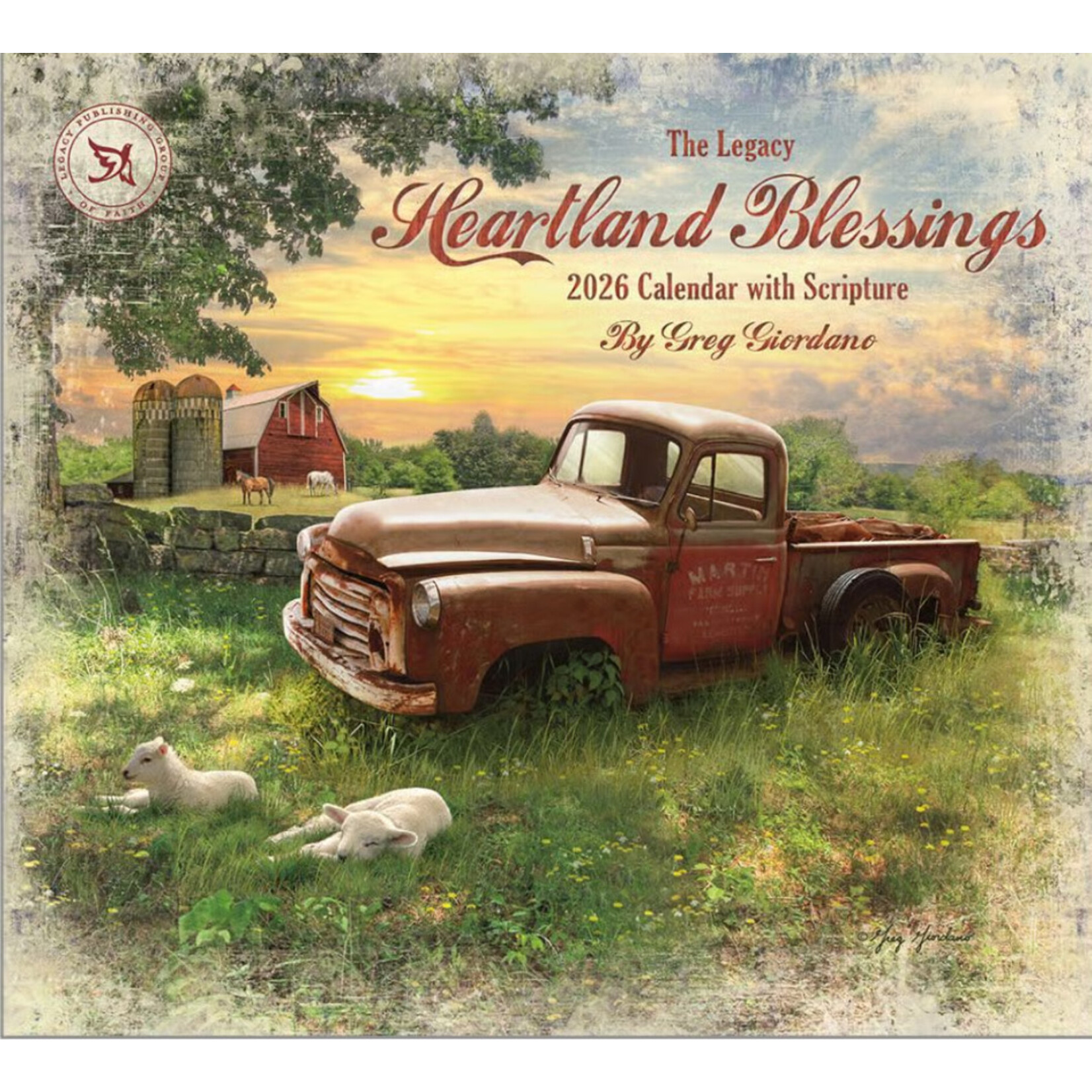 Legacy 2026 Legacy Heartland Blessings Wall Calendar