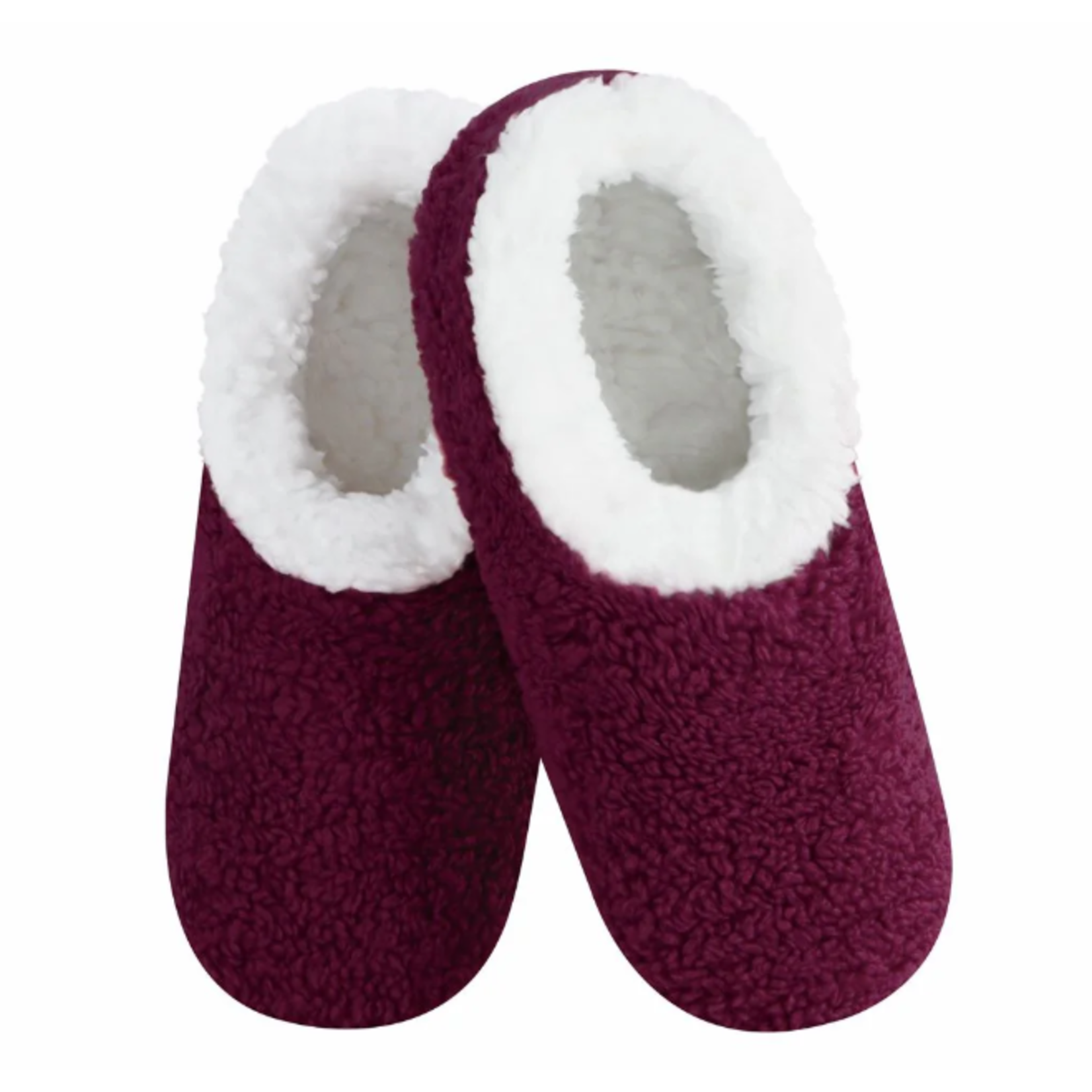 Snoozies Snoozies Sherpa Burgundy