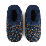 Snoozies Snoozies Floral Bloom Corduroy Navy