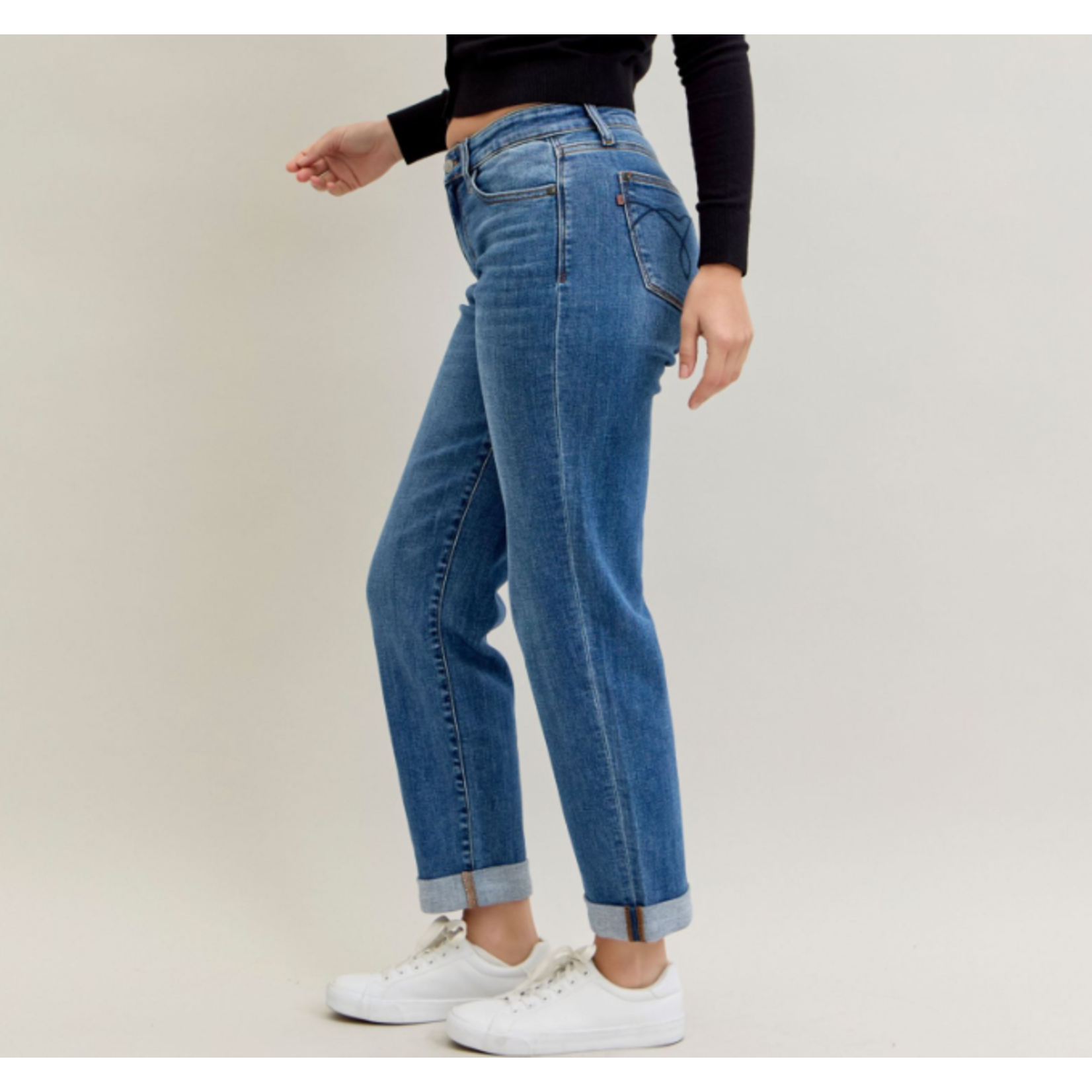 Judy Blue Judy Blue Mid Rise BF Classic Cuffed 82685