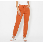 Judy Blue Judy Blue HW Garment Dyed Double Cuff Jogger Orange 88911