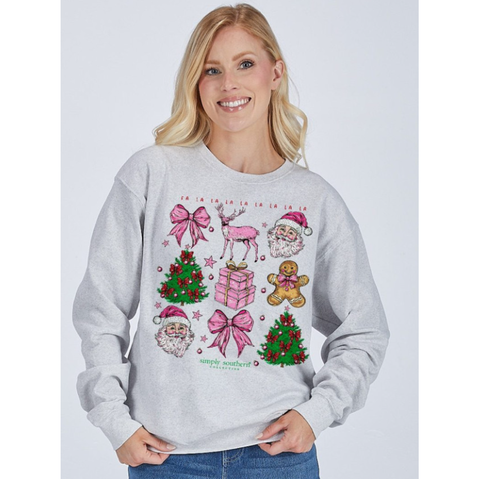 Simply Southern Simply Southern Long Sleeve Crewneck Trees Flurry