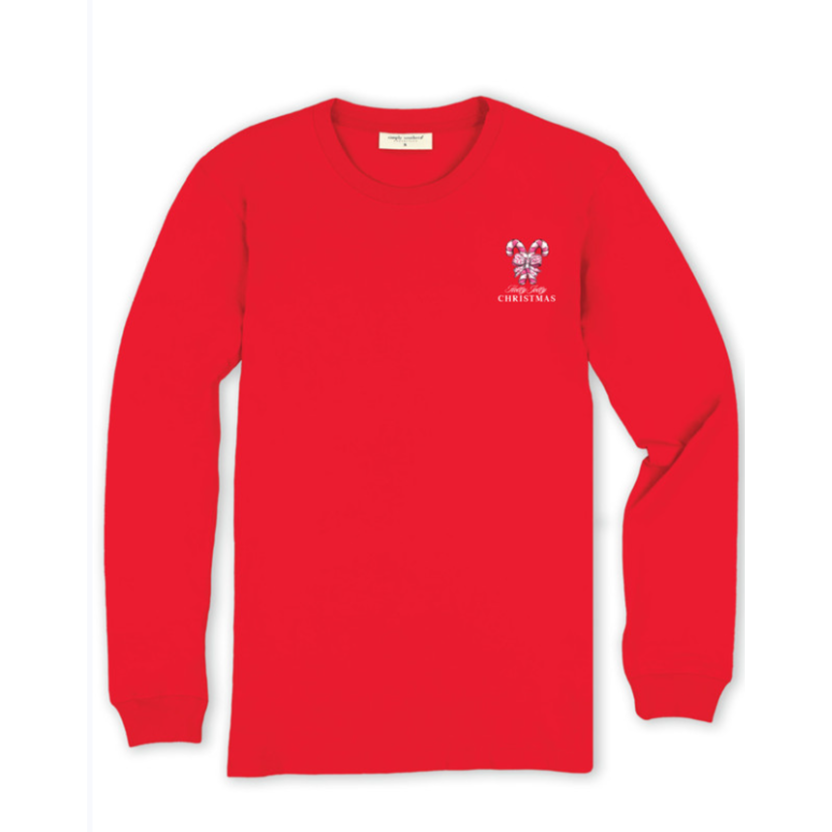Simply Southern Simply Southern Long Sleeve Tee Trees Red