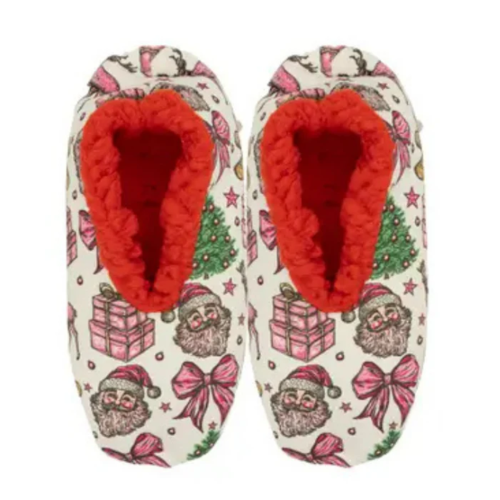 Simply Southern Simply Southern Holiday Slipper White