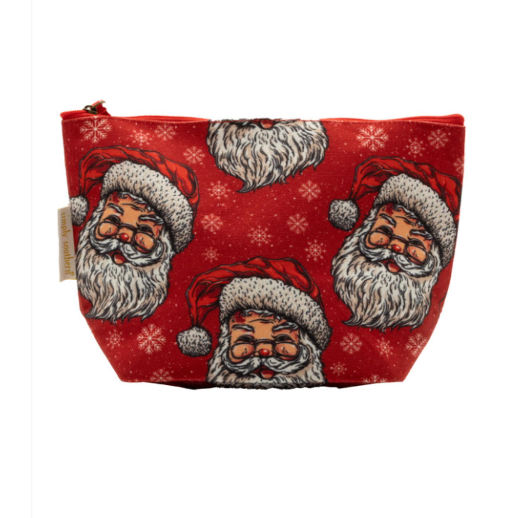 Simply Southern Simply Southern Bag Pouch Holiday Santa