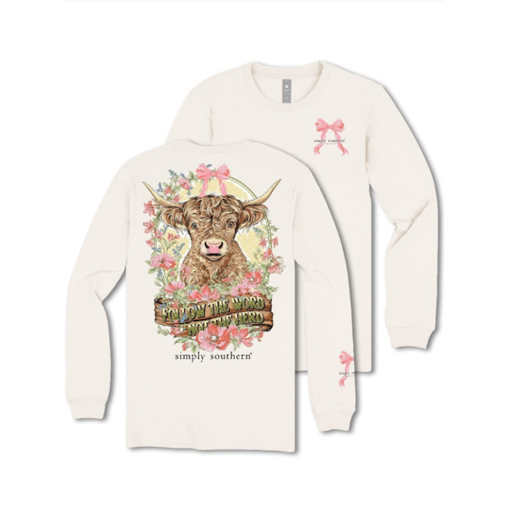 Simply Southern Simply Southern Long Sleeve Tee Herd Linen