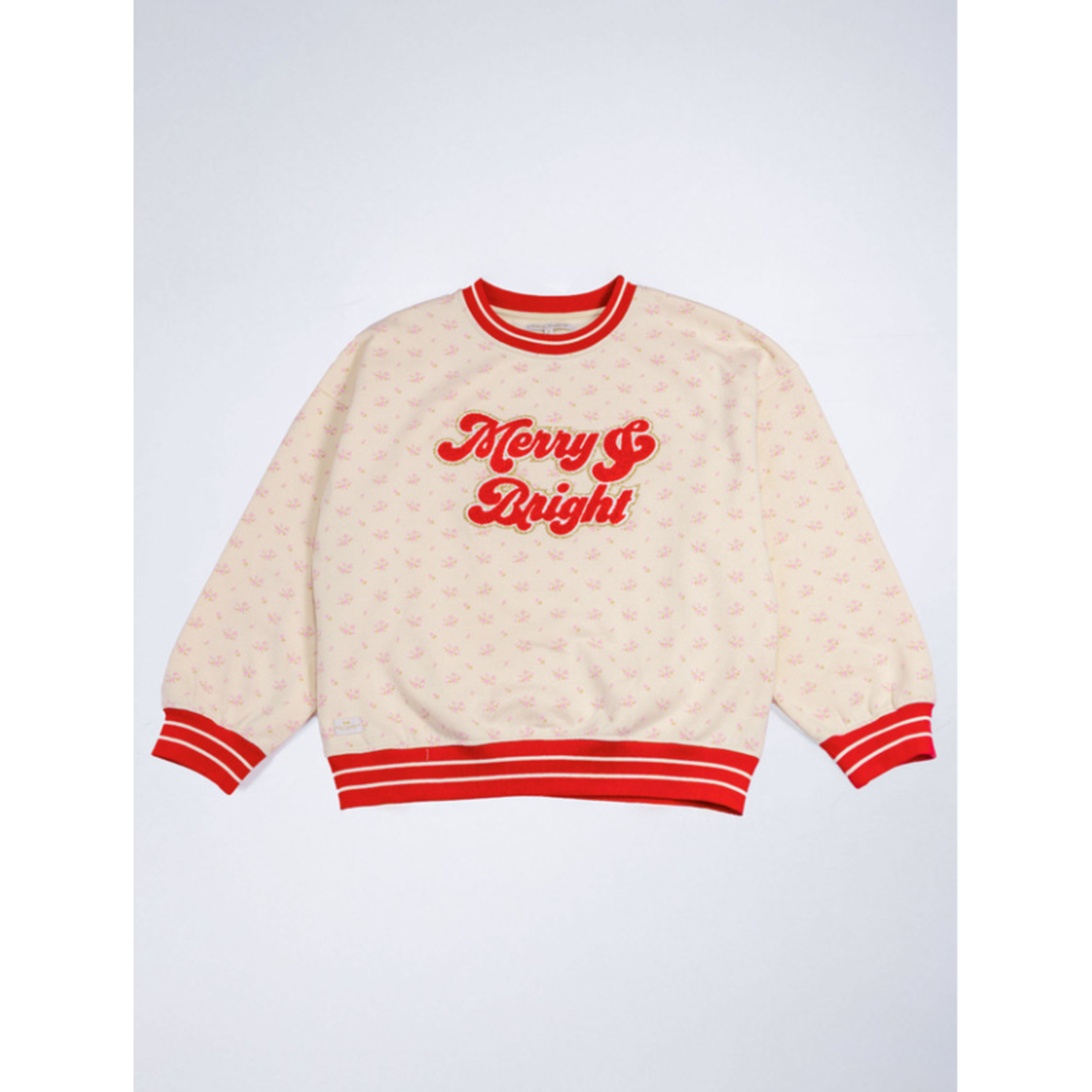 Simply Southern Simply Southern Varsity Holiday Crewneck Merry