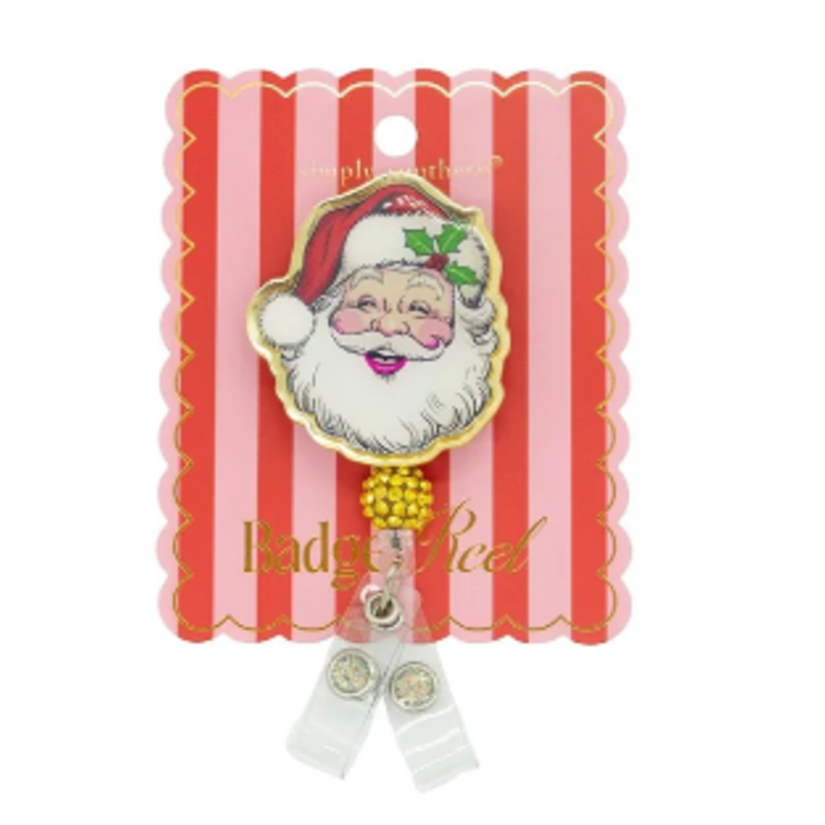 Simply Southern Simply Southern Holiday Badge Reel Santa