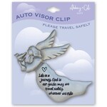 Abbey & Ca Life is a Journey Angel Visor Clip
