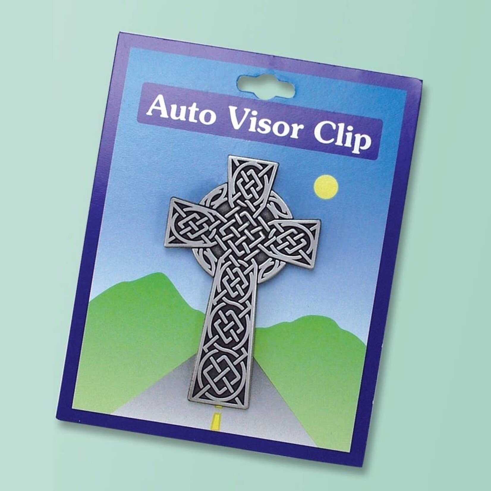 Abbey & Ca Celtic Cross Visor Clip