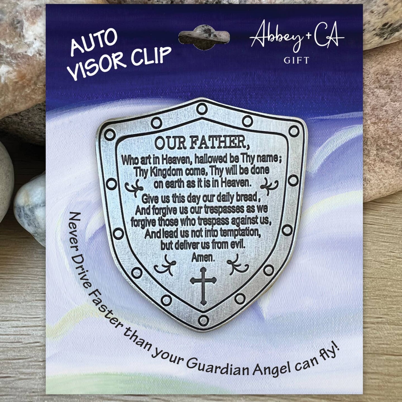 Abbey & Ca The Lord’s Prayer Visor Clip