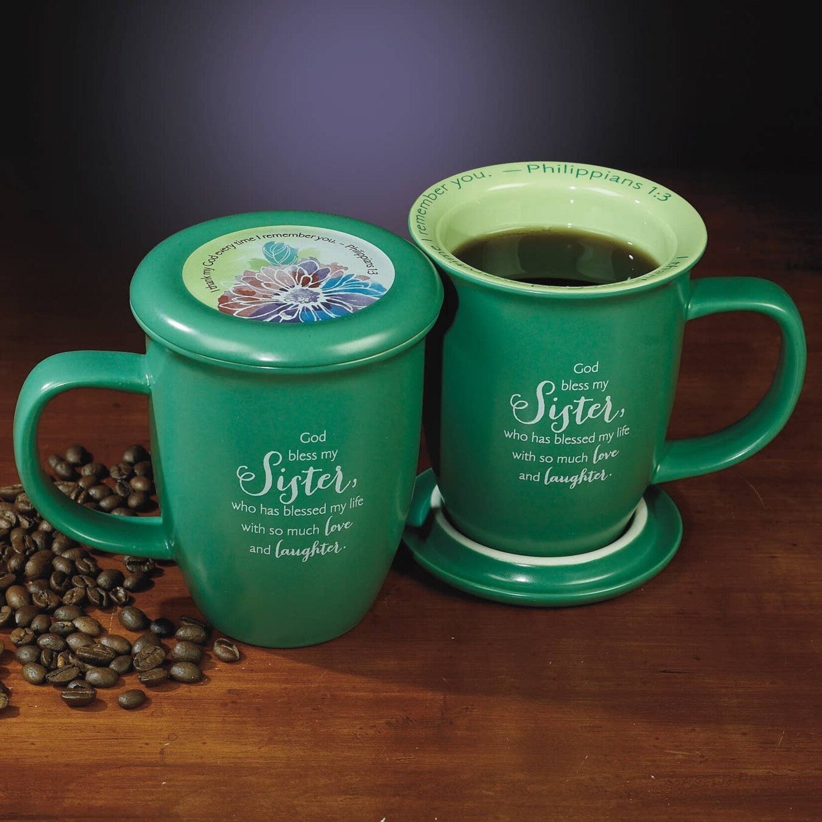 Abbey & Ca Sister Coaster Mug Set