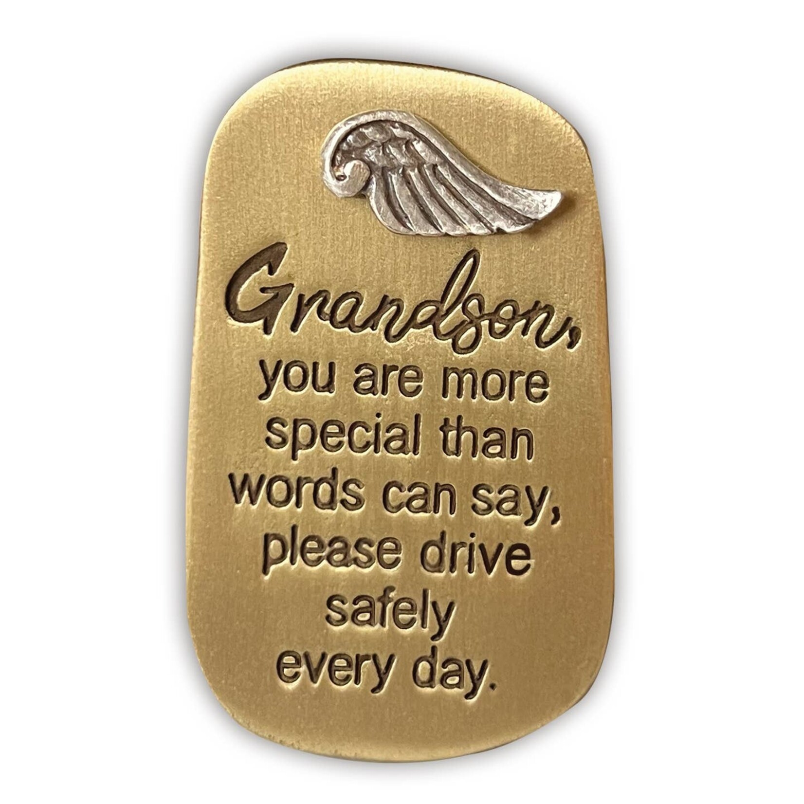 Abbey & Ca Drive Safely Visor Clip Grandson