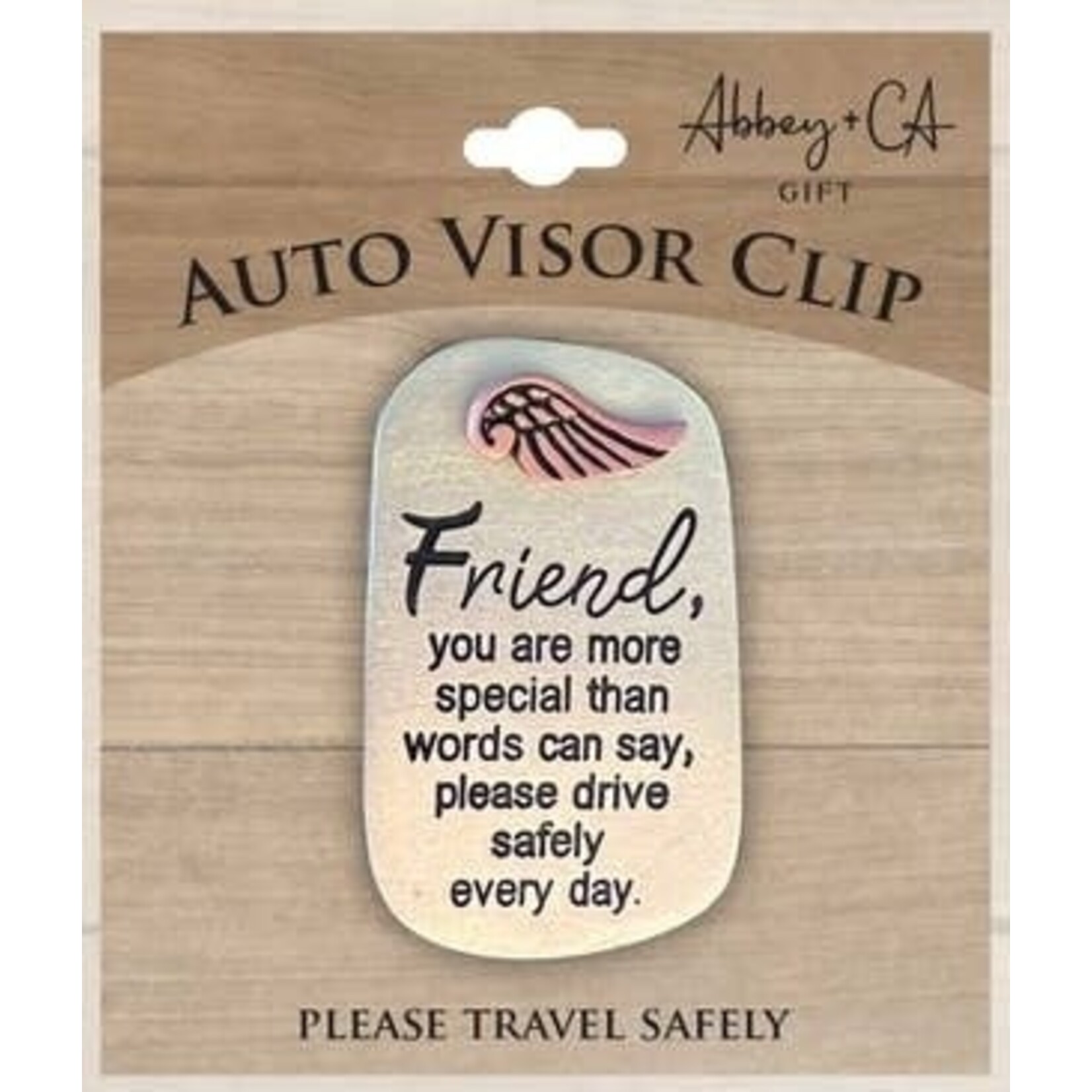 Abbey & Ca Drive Safely Visor Clip Friend