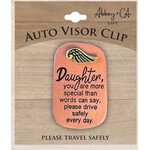 Abbey & Ca Drive Safely Visor Clip Daughter